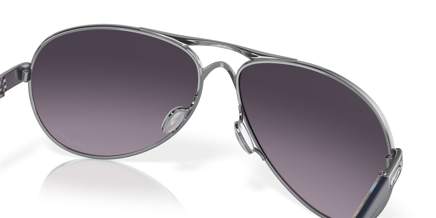 [Prizm Grey Gradient Lenses, Polished Chrome Frame]