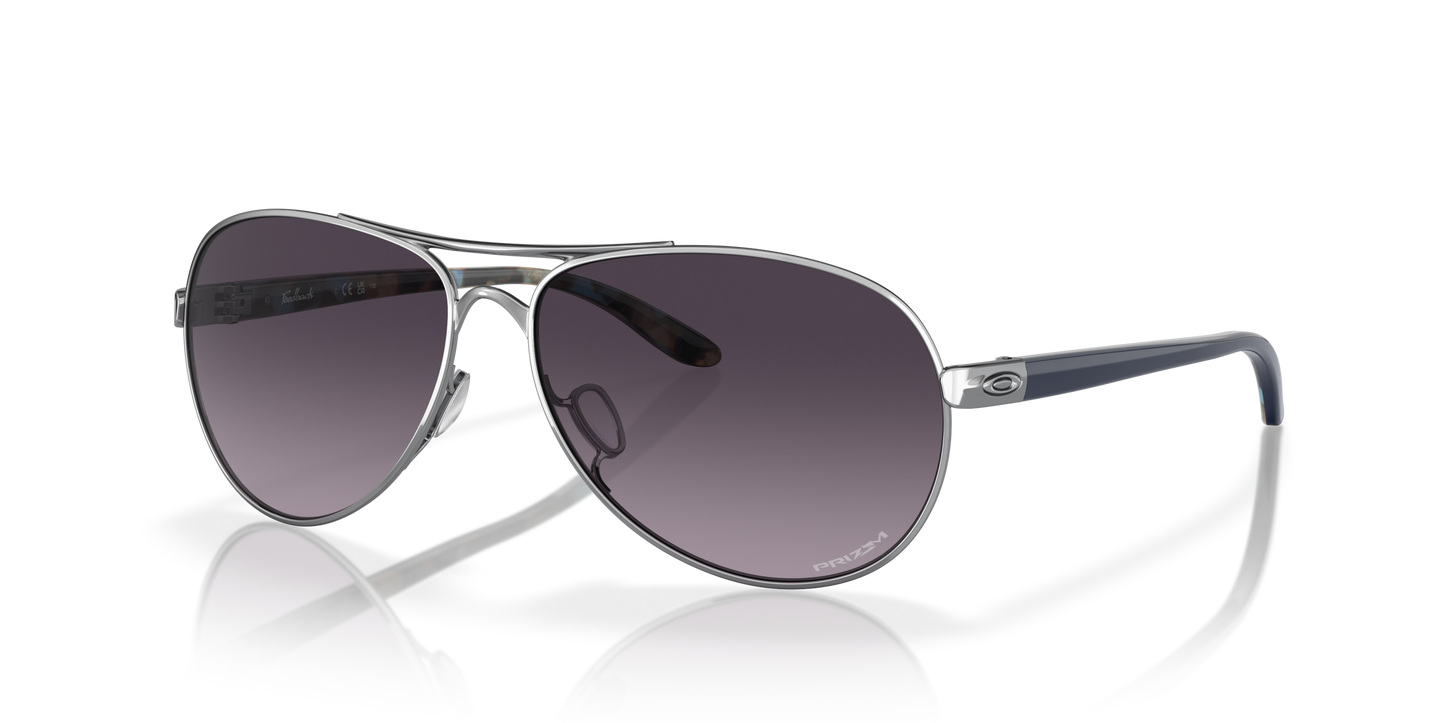 [Prizm Grey Gradient Lenses, Polished Chrome Frame]