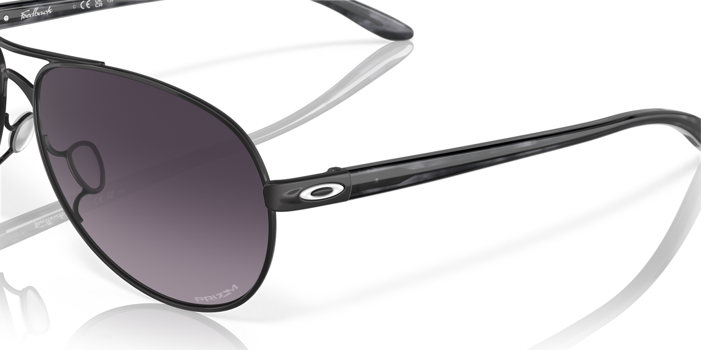 [Prizm Grey Gradient Lenses, Satin Black Frame]