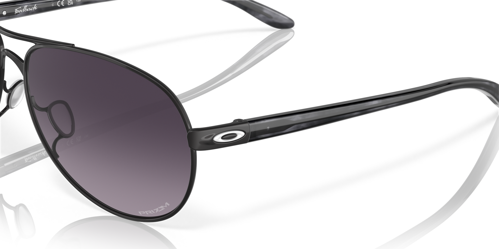 [Prizm Grey Gradient Lenses, Satin Black Frame]
