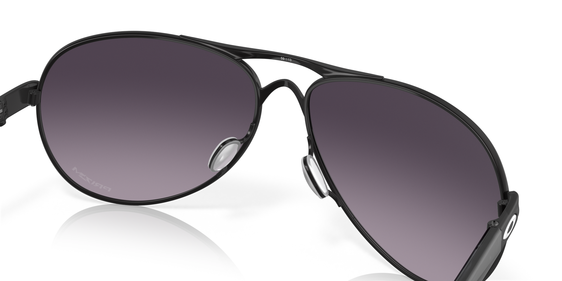 [Prizm Grey Gradient Lenses, Satin Black Frame]