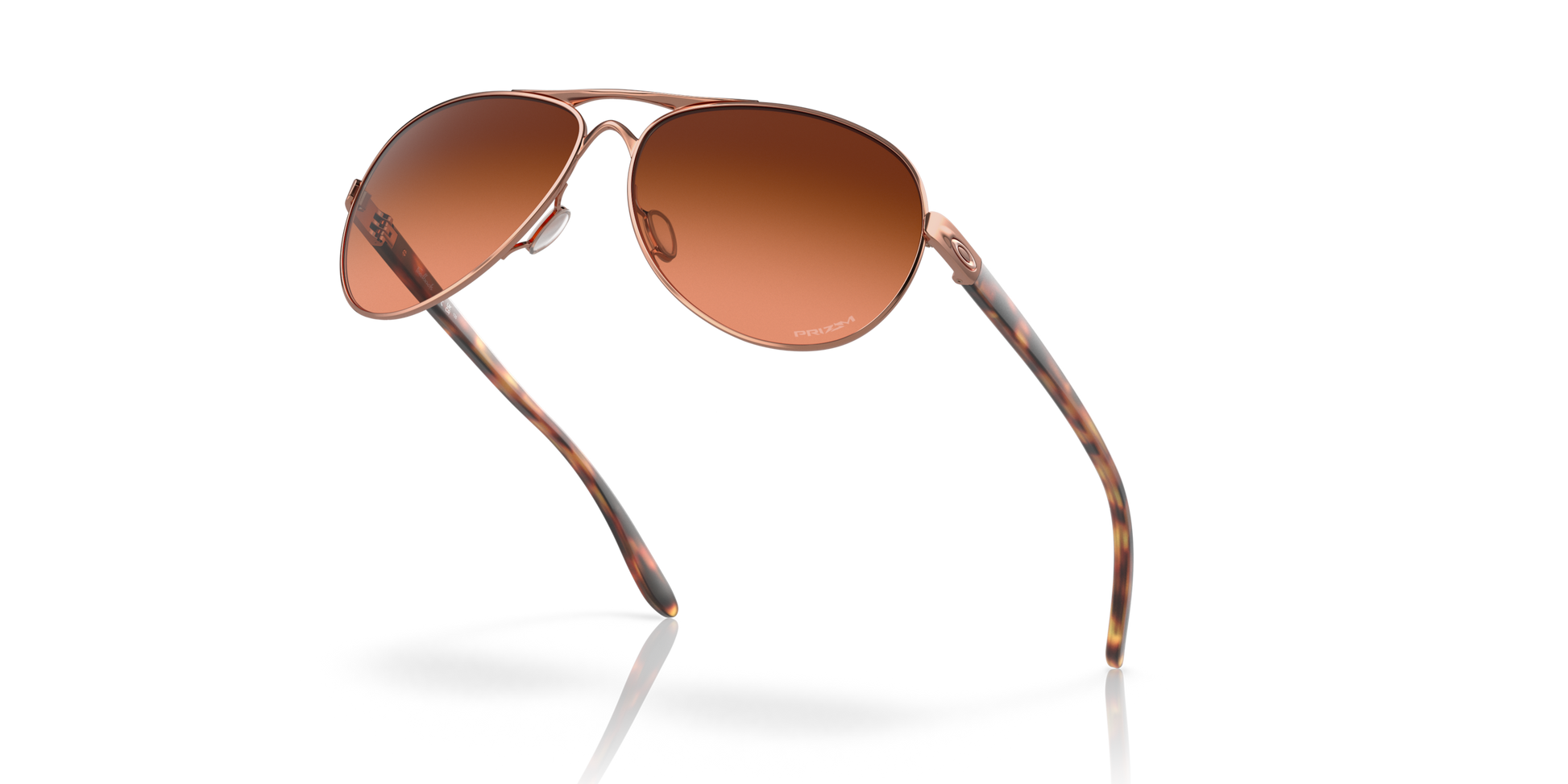 [Prizm Brown Gradient Lenses, Rose Gold Frame]