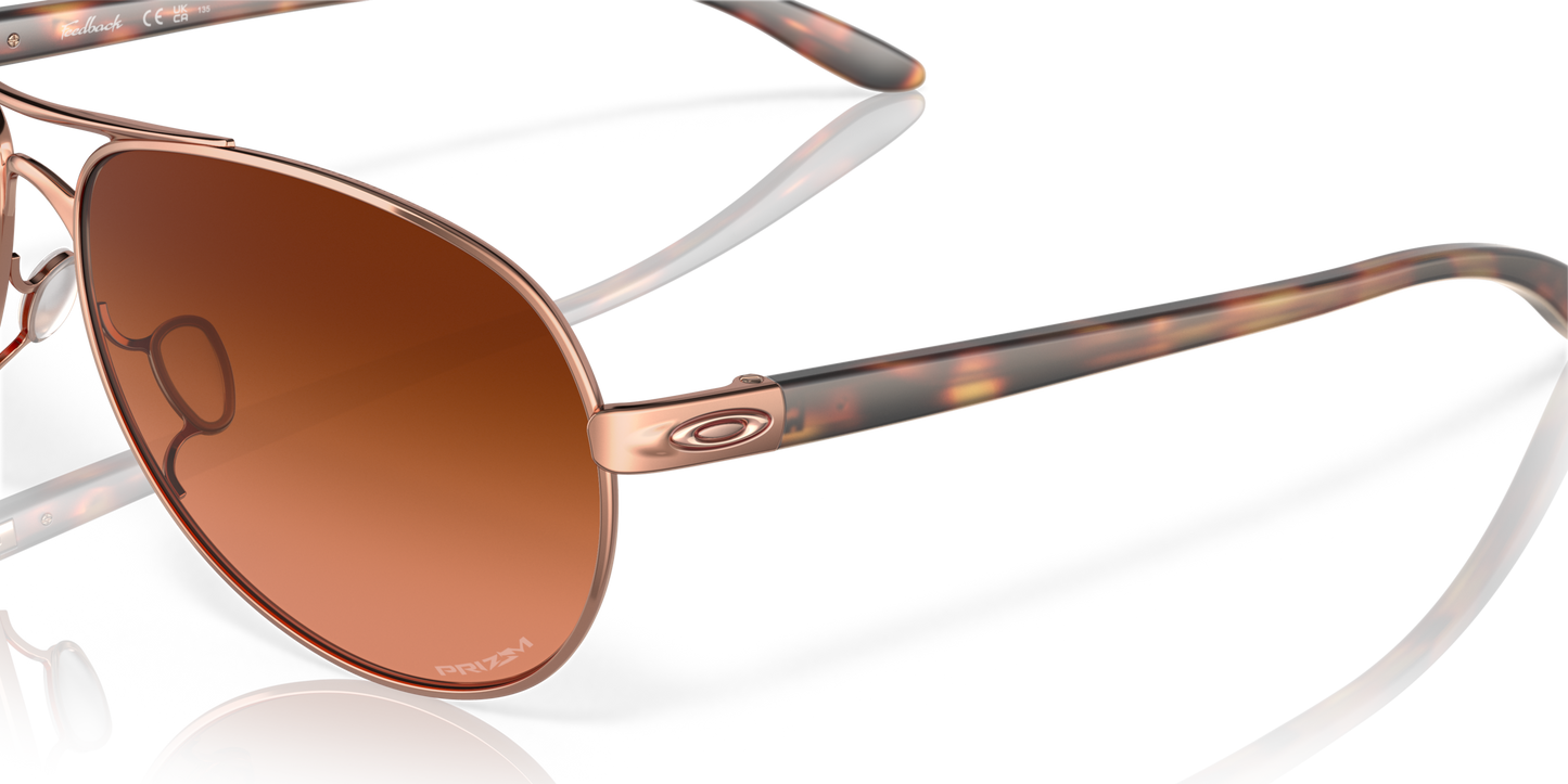 [Prizm Brown Gradient Lenses, Rose Gold Frame]