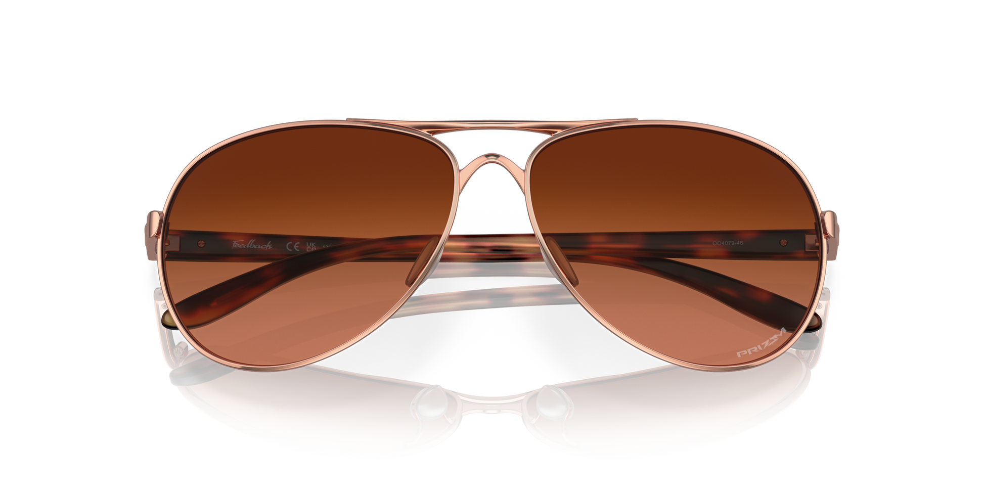 [Prizm Brown Gradient Lenses, Rose Gold Frame]