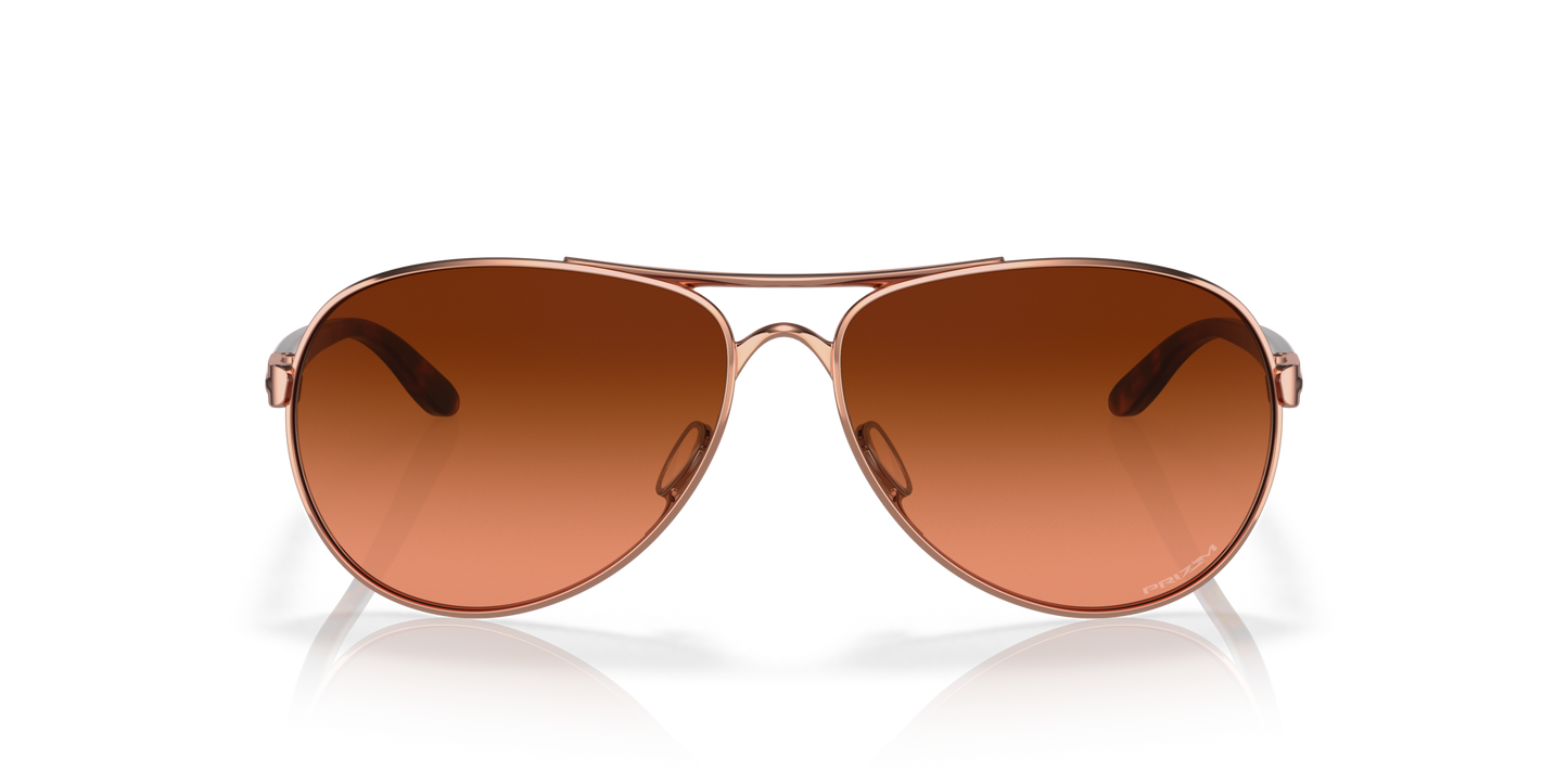 [Prizm Brown Gradient Lenses, Rose Gold Frame]