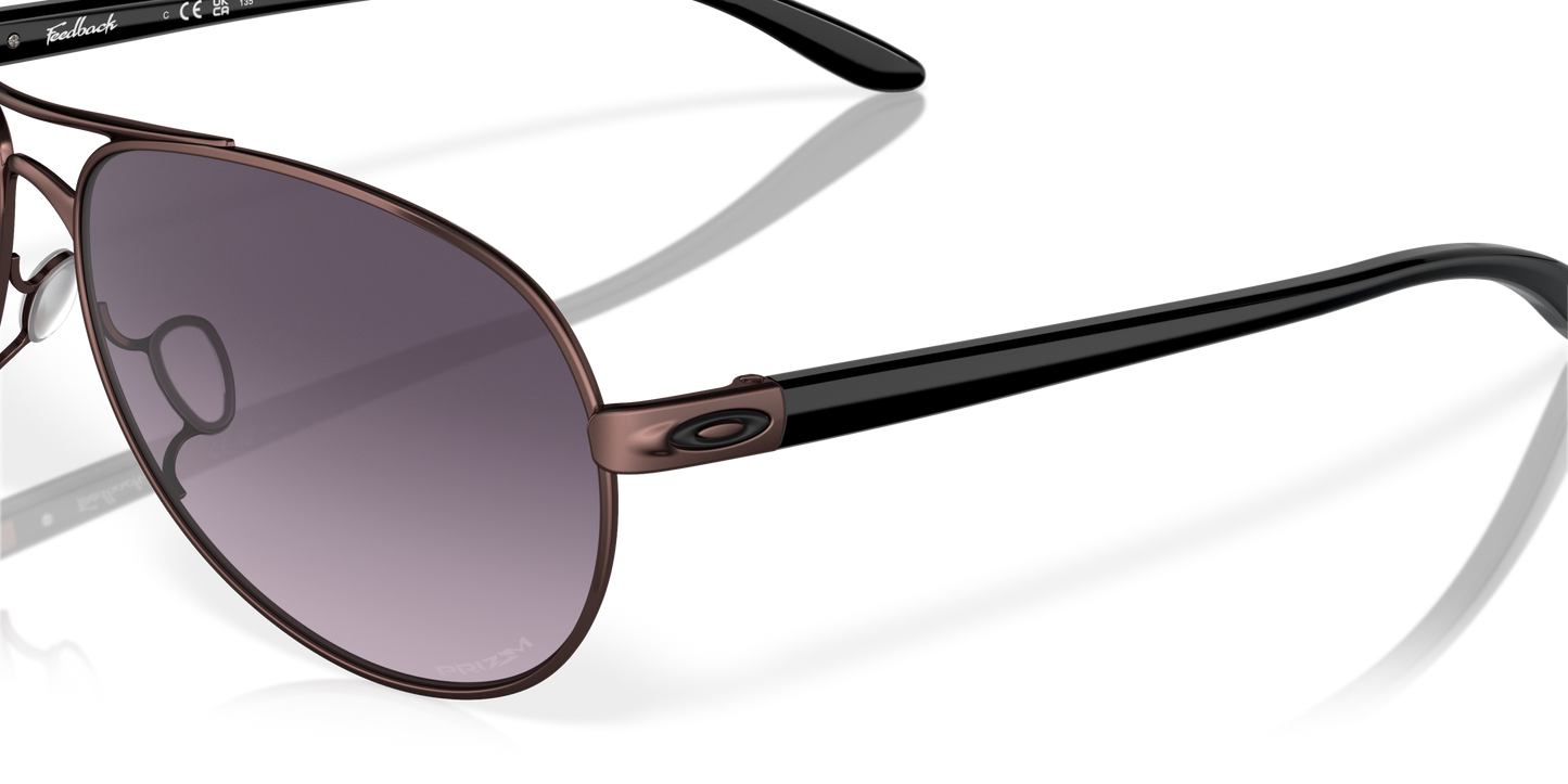 [Prizm Grey Gradient Lenses, Satin Grenache Frame]