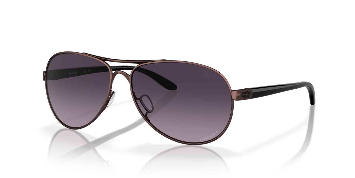 [Prizm Grey Gradient Lenses, Satin Grenache Frame]