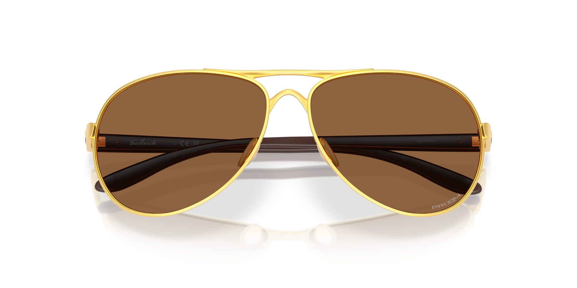 [Prizm Bronze Lenses, Satin Gold Frame]