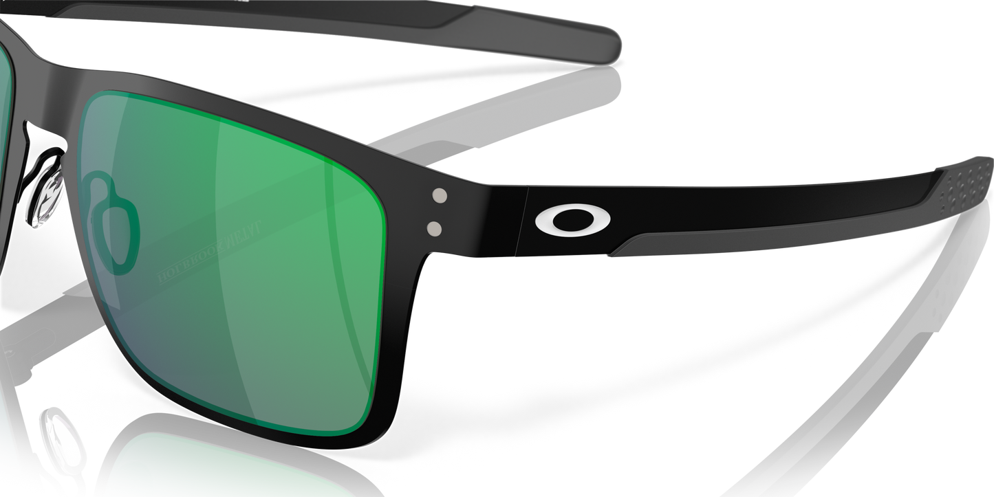 [Jade Iridium Lenses, Matte Black Frame]