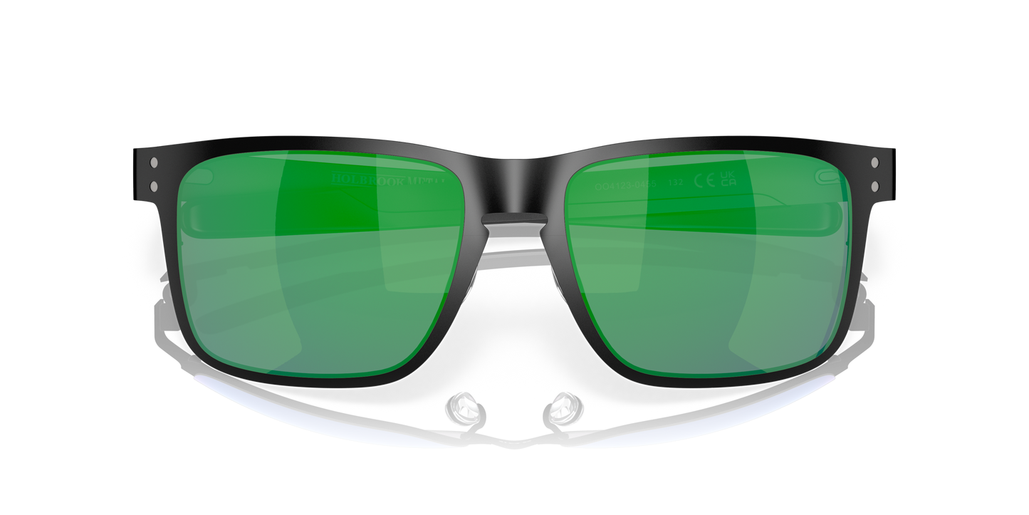 [Jade Iridium Lenses, Matte Black Frame]