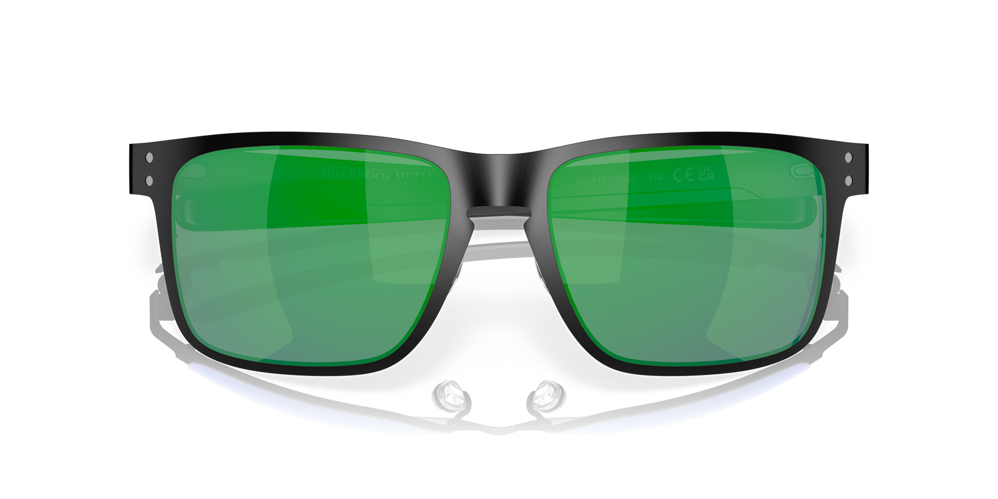 [Jade Iridium Lenses, Matte Black Frame]