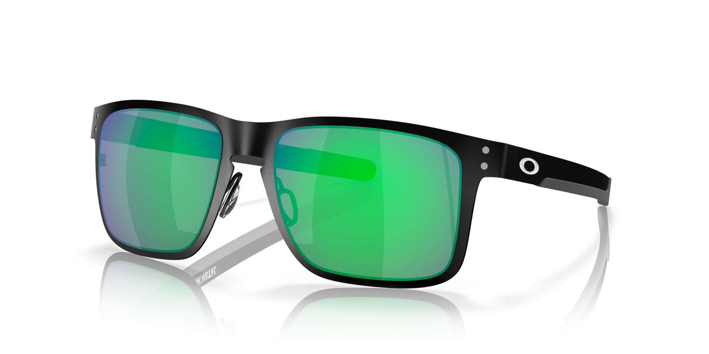 [Jade Iridium Lenses, Matte Black Frame]