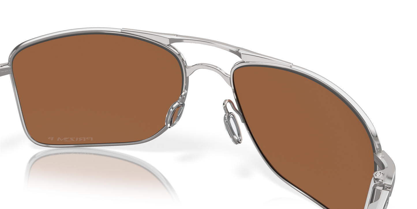 [Prizm Tungsten Polarized Lenses, Polished Chrome Frame]