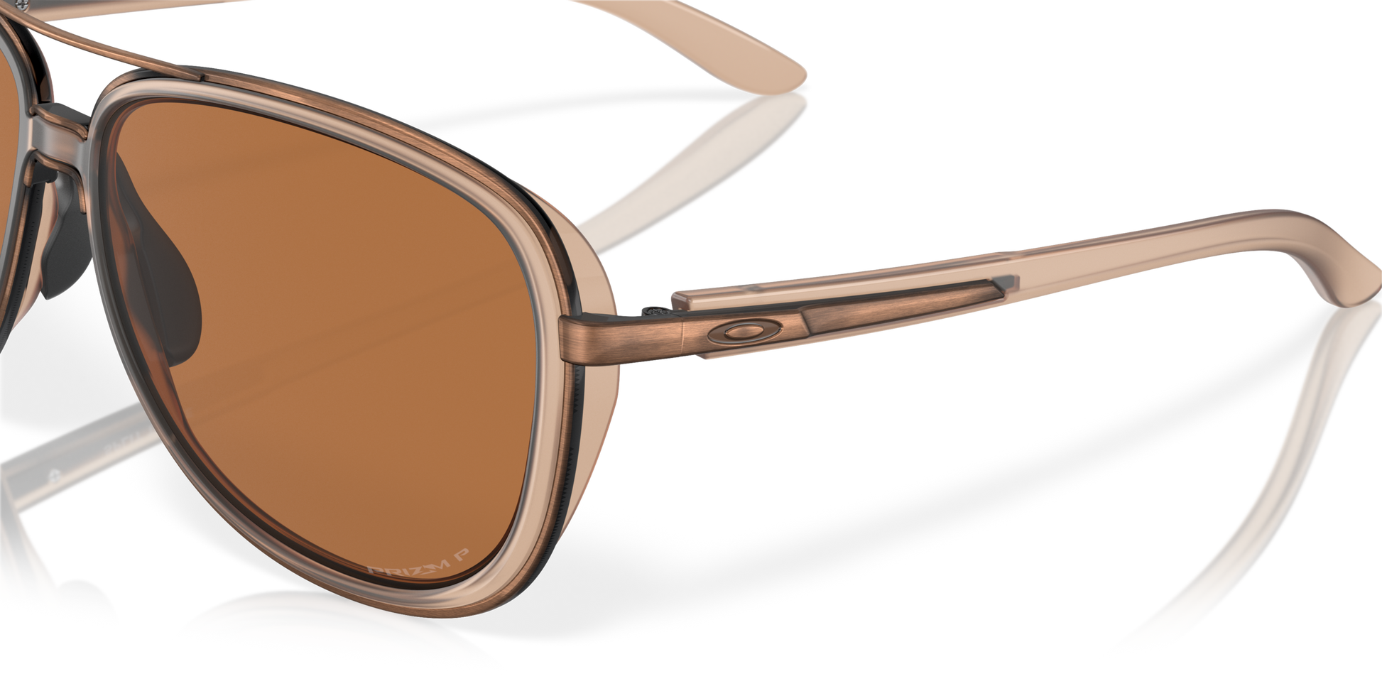 [Prizm Bronze Polarized Lenses, Matte Sepia Frame]