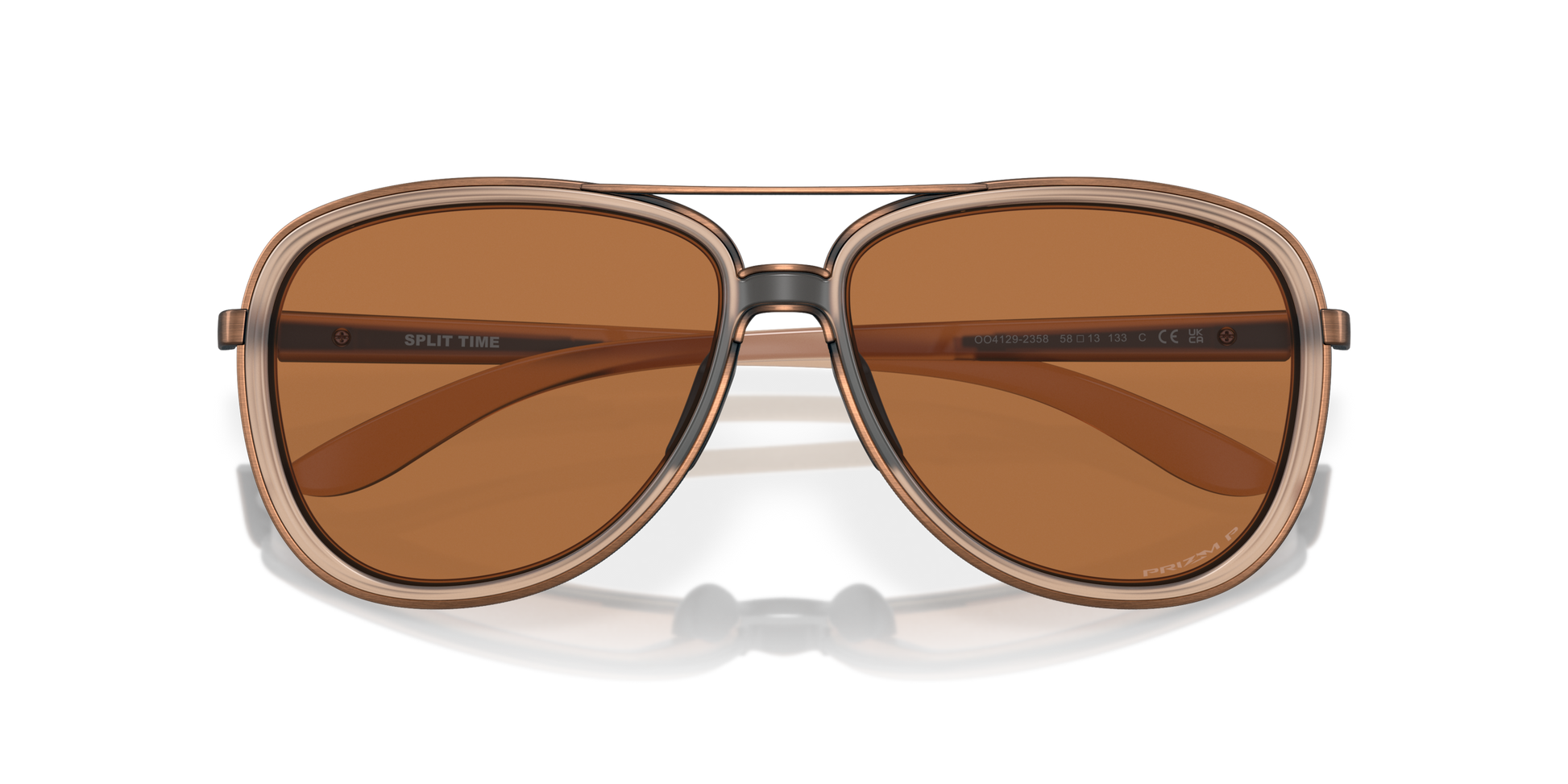 [Prizm Bronze Polarized Lenses, Matte Sepia Frame]