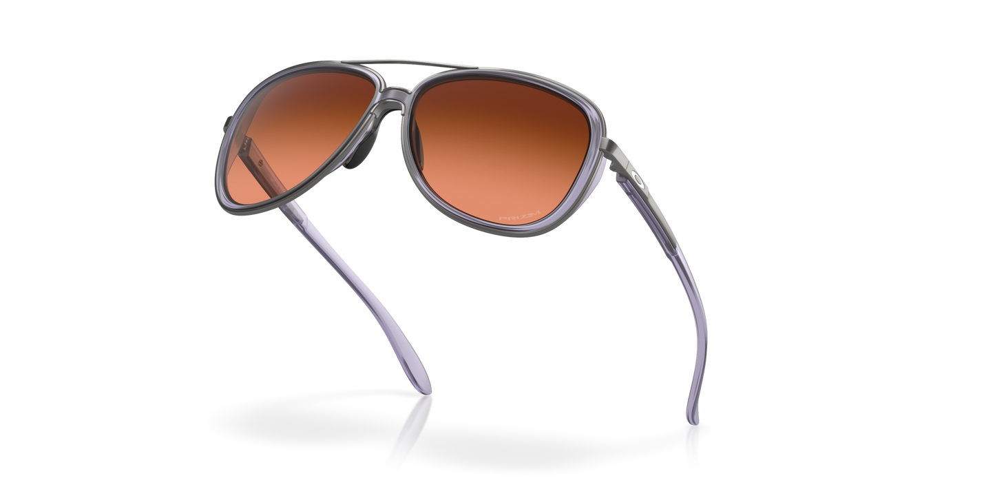 [Prizm Brown Gradient Lenses, Matte Trans Lilac Frame]