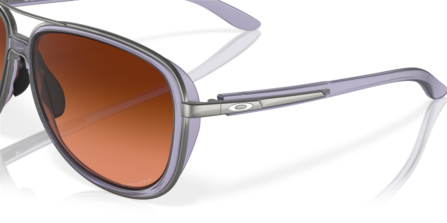 [Prizm Brown Gradient Lenses, Matte Trans Lilac Frame]