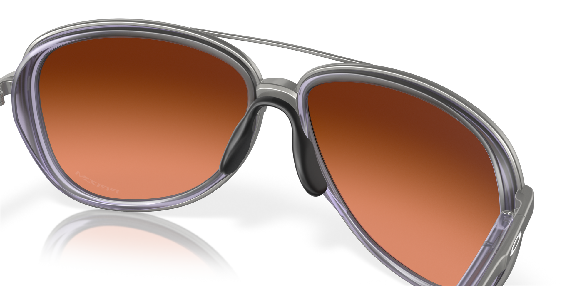[Prizm Brown Gradient Lenses, Matte Trans Lilac Frame]