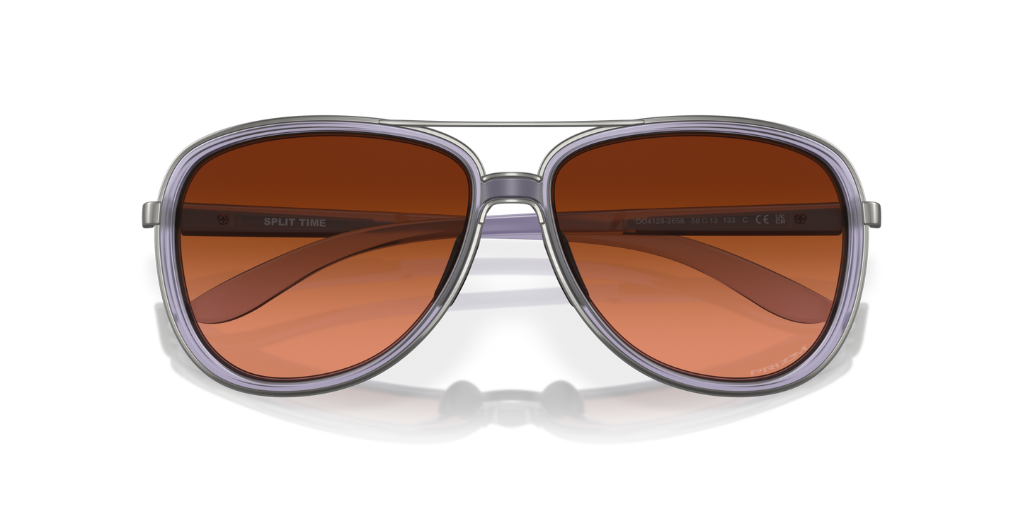 [Prizm Brown Gradient Lenses, Matte Trans Lilac Frame]
