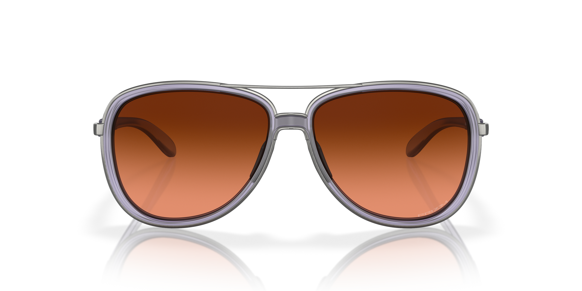 [Prizm Brown Gradient Lenses, Matte Trans Lilac Frame]