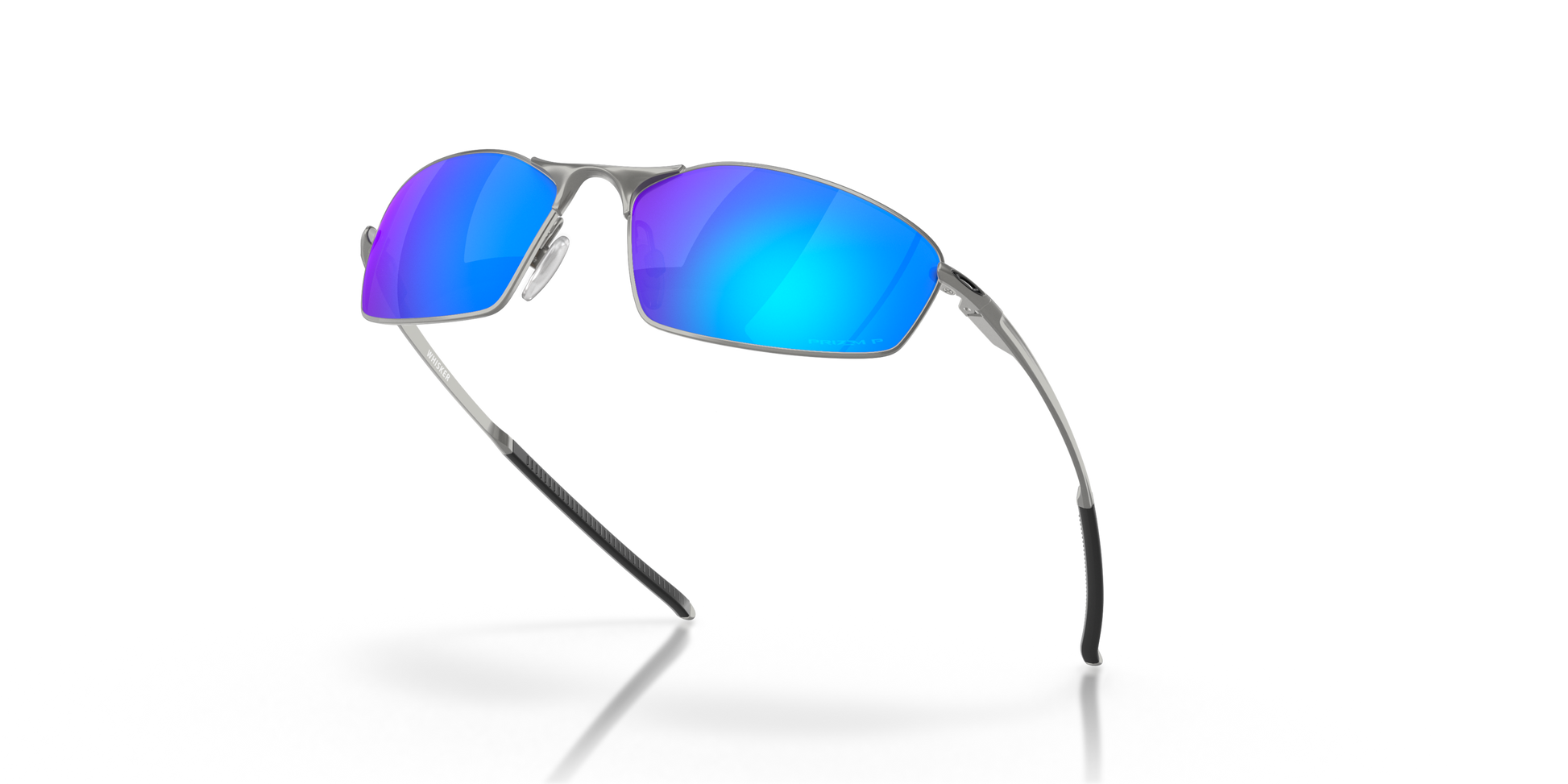 [Prizm Sapphire Polarized Lenses, Satin Chrome Frame]