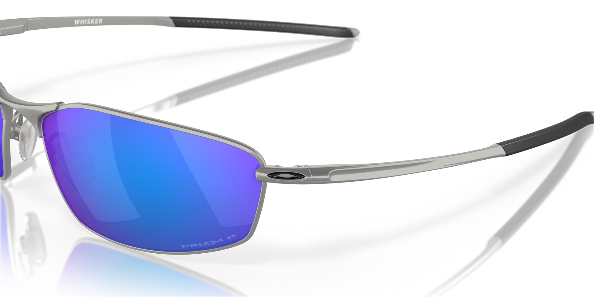 [Prizm Sapphire Polarized Lenses, Satin Chrome Frame]