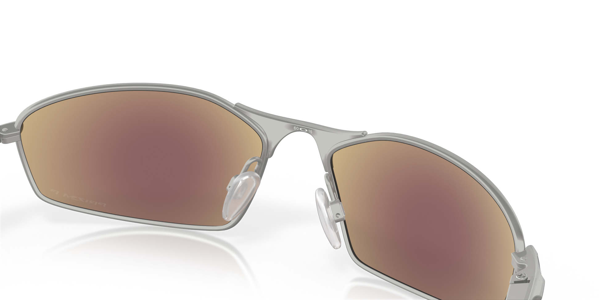 [Prizm Sapphire Polarized Lenses, Satin Chrome Frame]