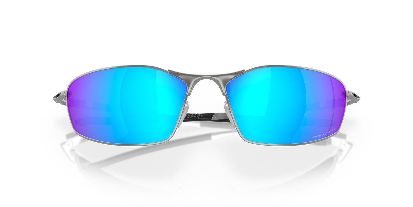 [Prizm Sapphire Polarized Lenses, Satin Chrome Frame]
