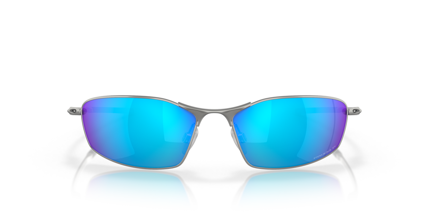 [Prizm Sapphire Polarized Lenses, Satin Chrome Frame]