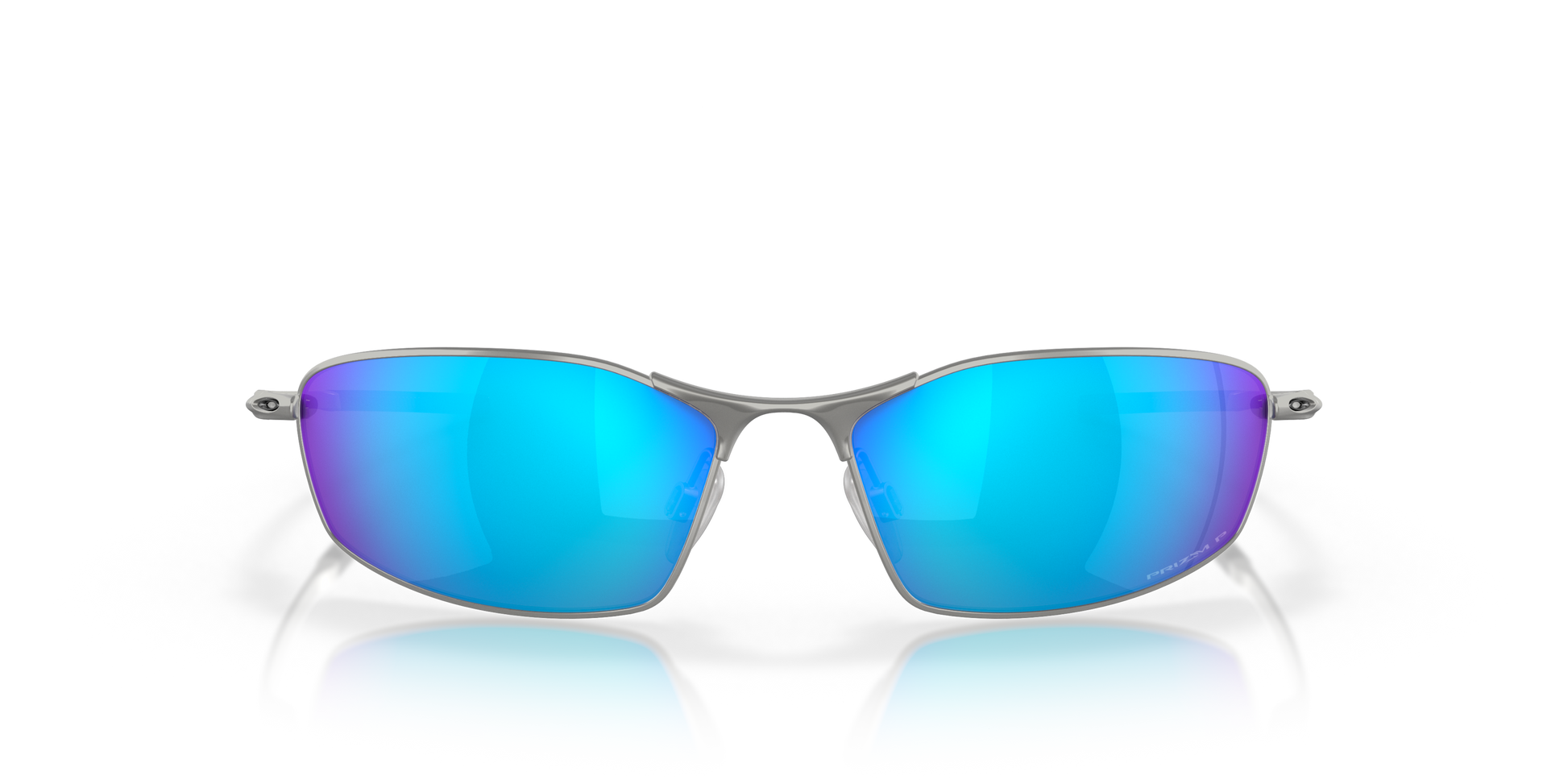 [Prizm Sapphire Polarized Lenses, Satin Chrome Frame]