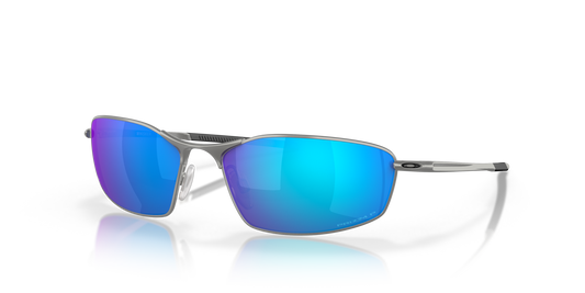 [Prizm Sapphire Polarized Lenses, Satin Chrome Frame]