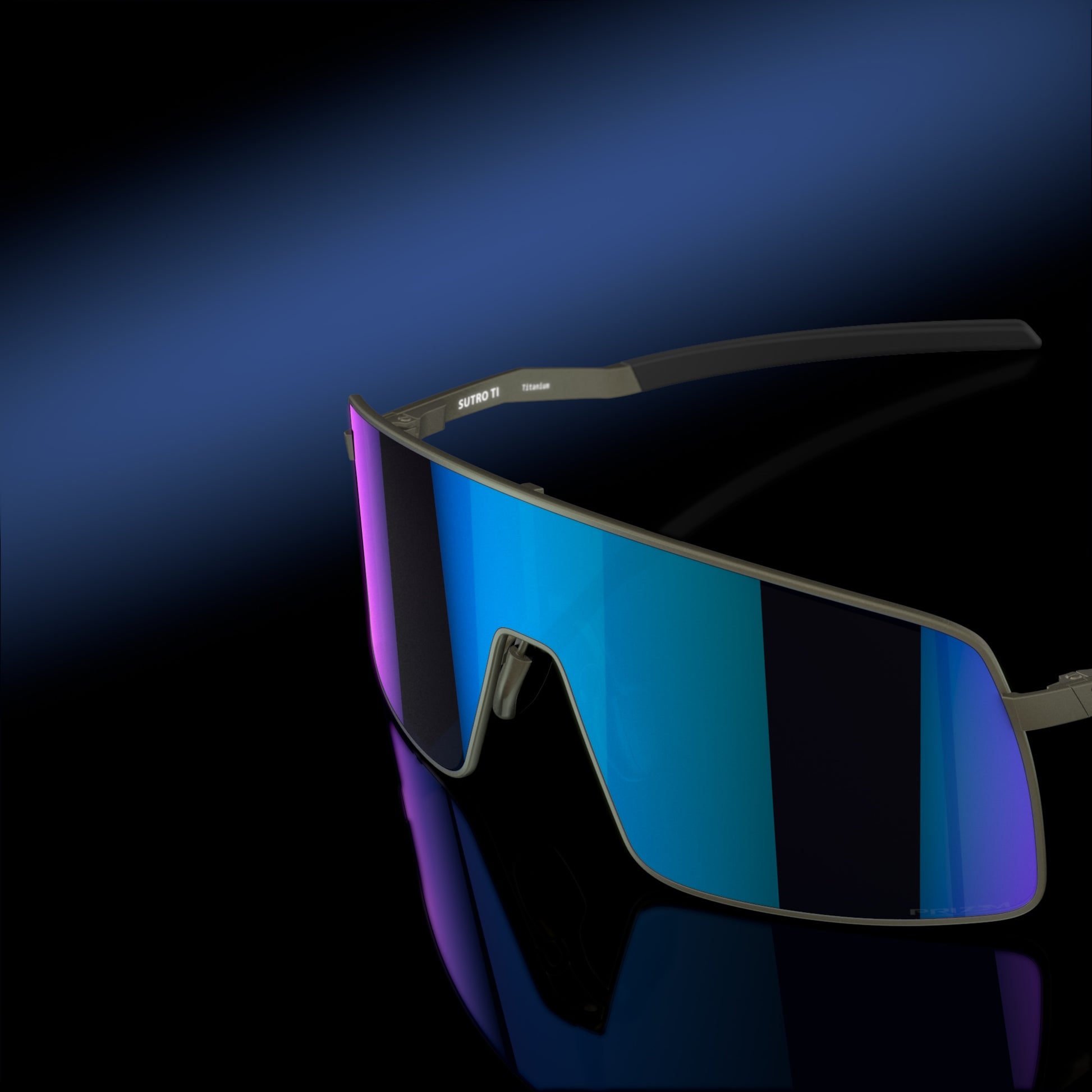 [Prizm Sapphire Lenses, Satin Lead Frame]