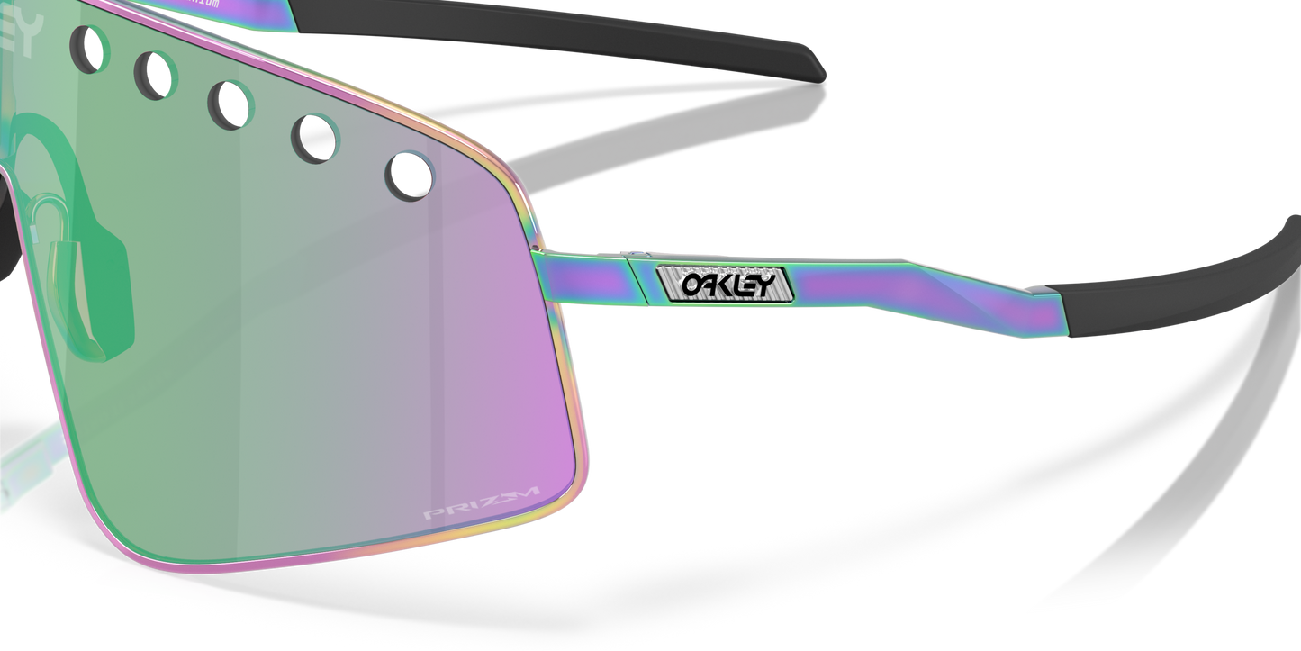 [Prizm Road Jade Lenses, Polished Oil Slick Frame]