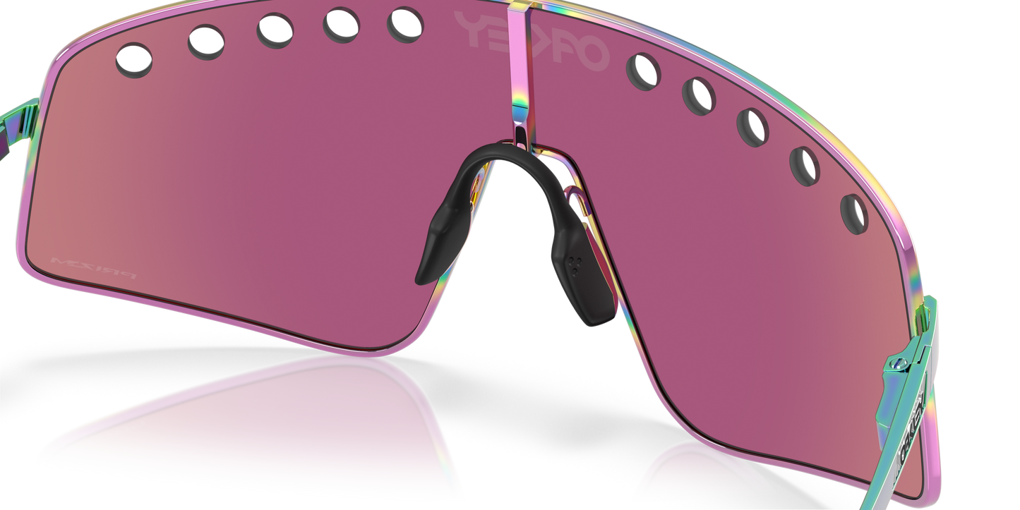 [Prizm Road Jade Lenses, Polished Oil Slick Frame]