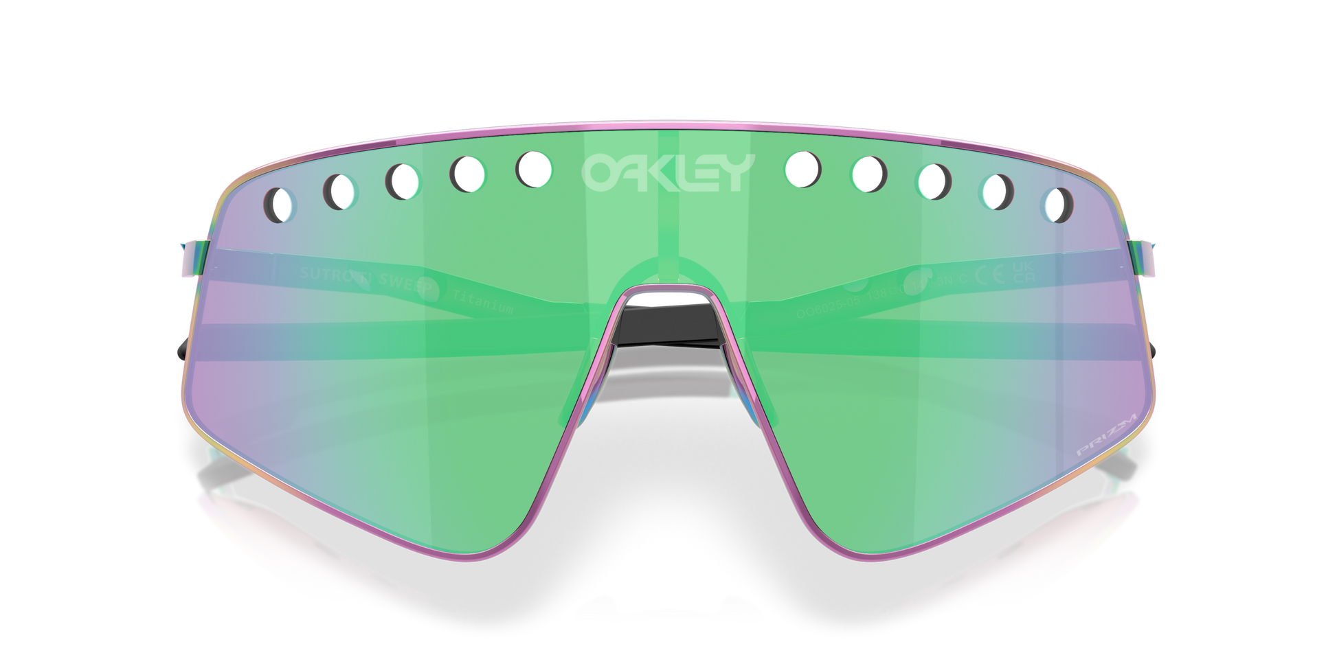 [Prizm Road Jade Lenses, Polished Oil Slick Frame]