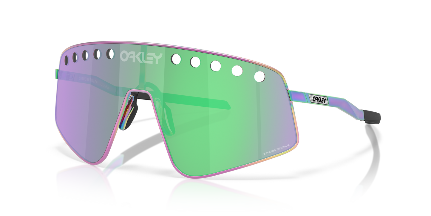 [Prizm Road Jade Lenses, Polished Oil Slick Frame]