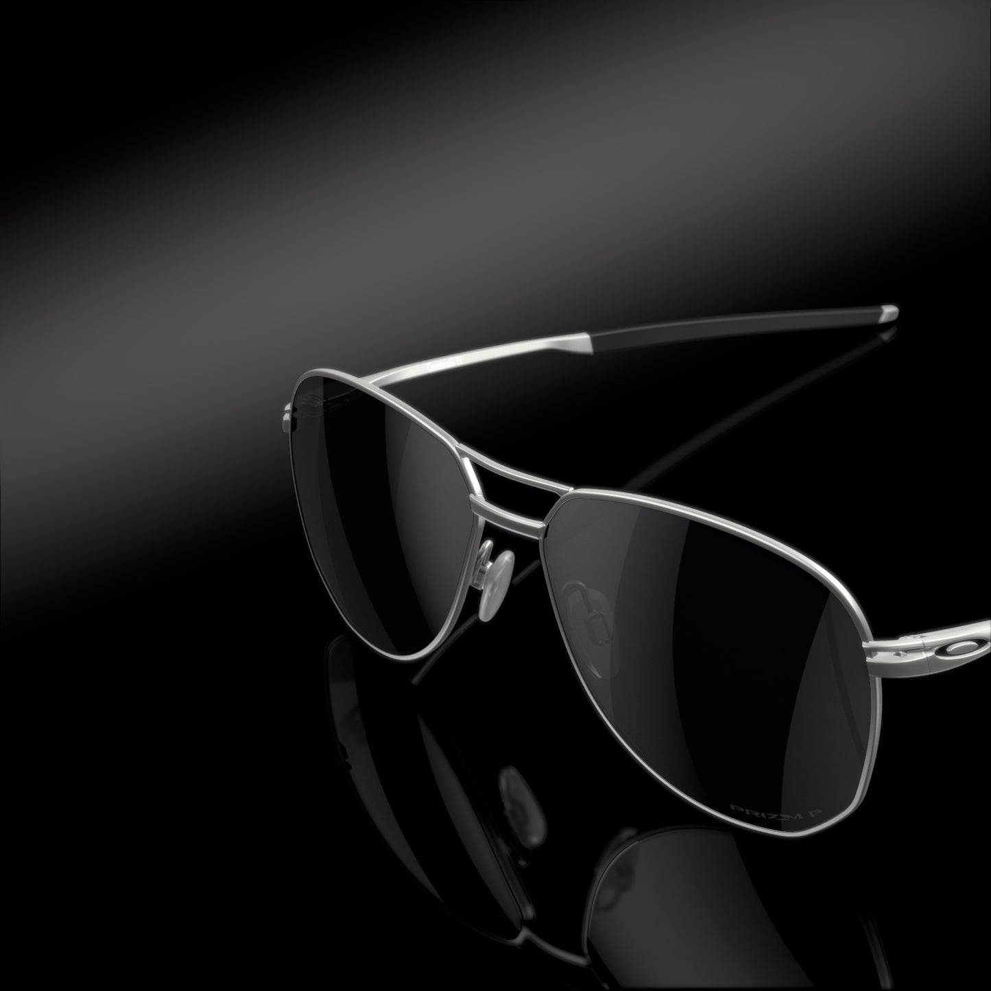 [Prizm Black Polarized Lenses, Satin Chrome Frame]