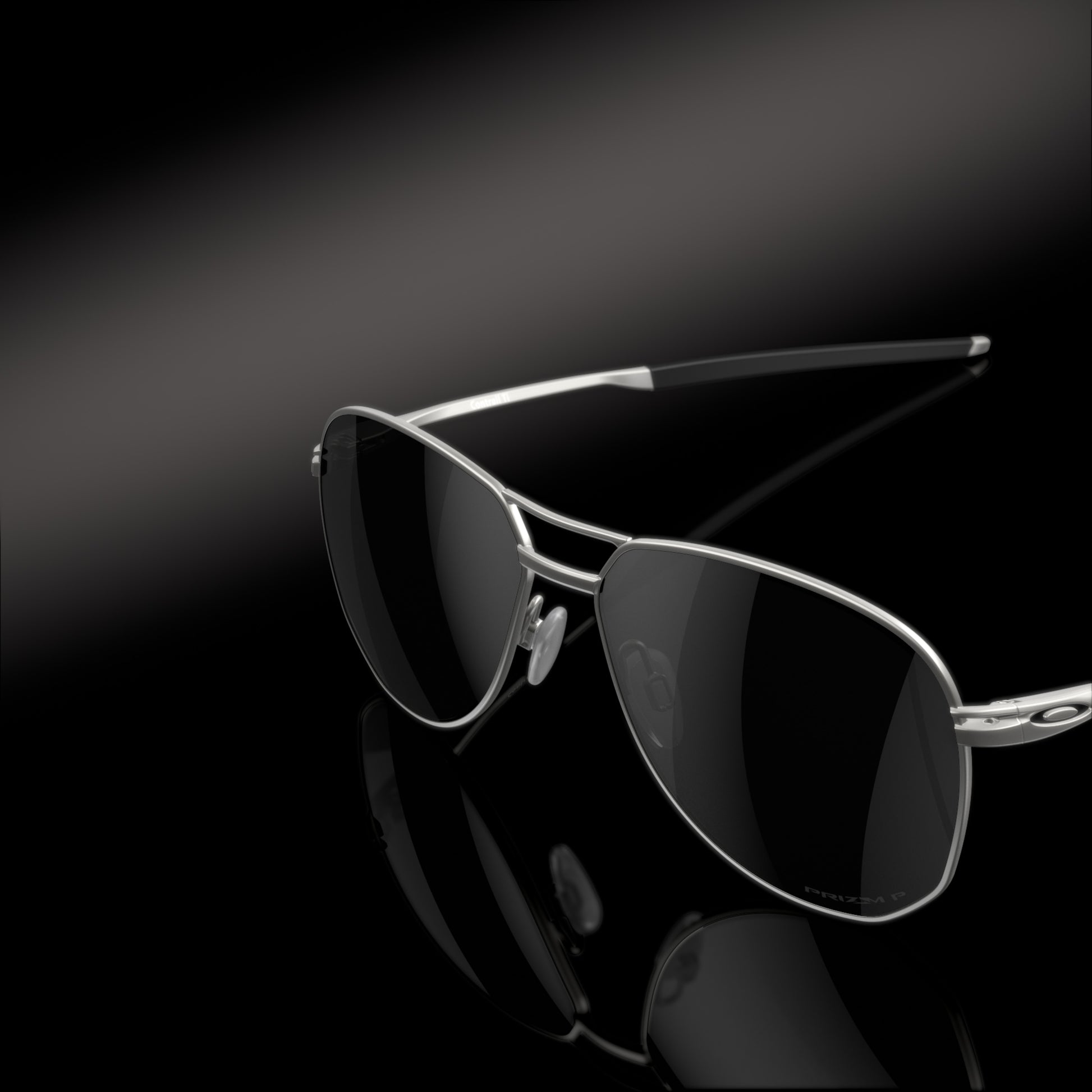 [Prizm Black Polarized Lenses, Satin Chrome Frame]