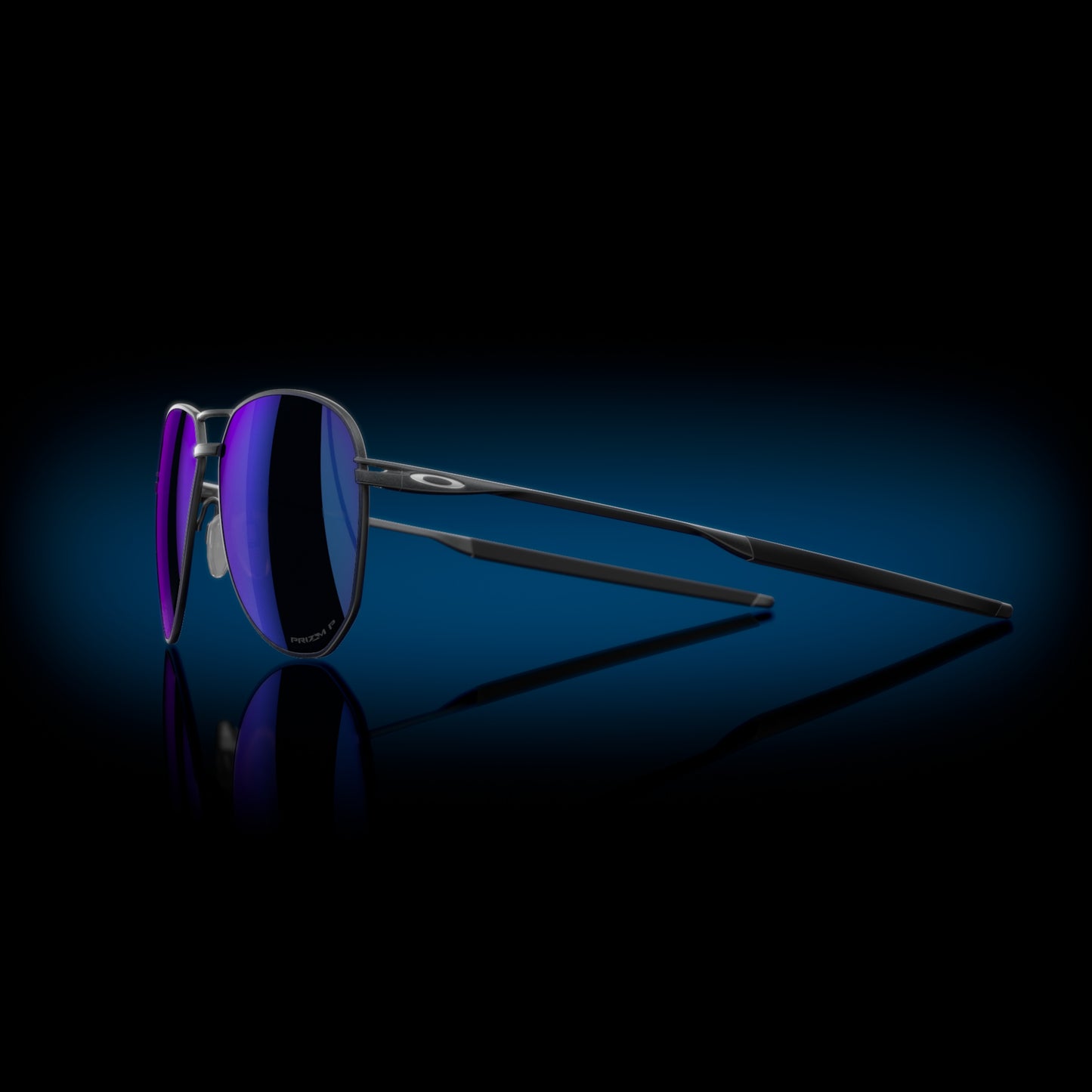 [Prizm Sapphire Polarized Lenses, Satin Light Steel Frame]