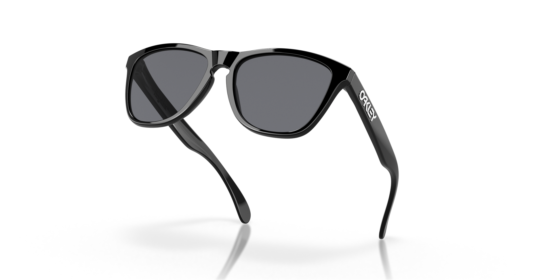 [Grey Lenses, Polished Black Frame]