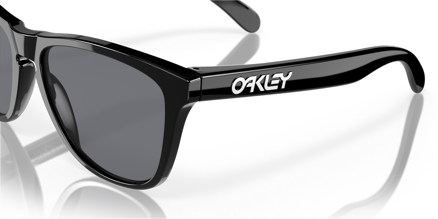 [Grey Lenses, Polished Black Frame]