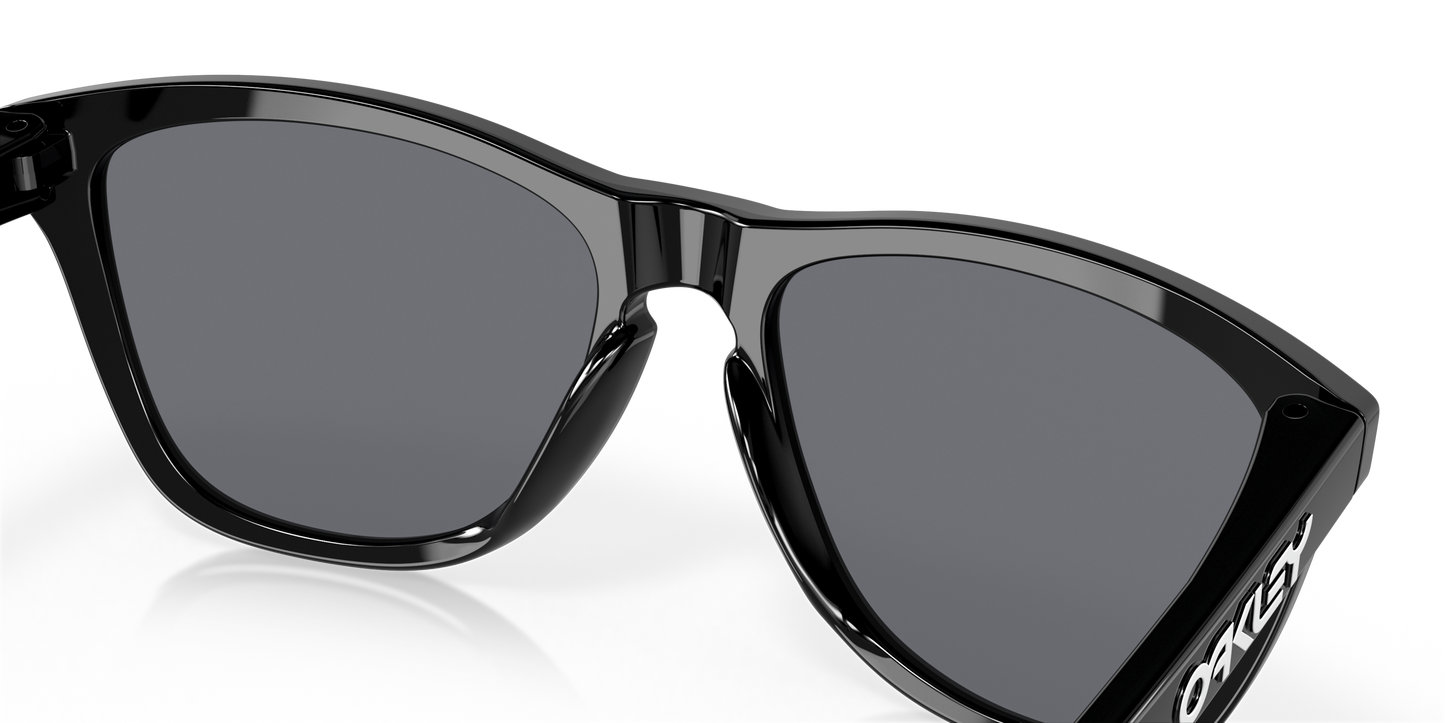 [Grey Lenses, Polished Black Frame]