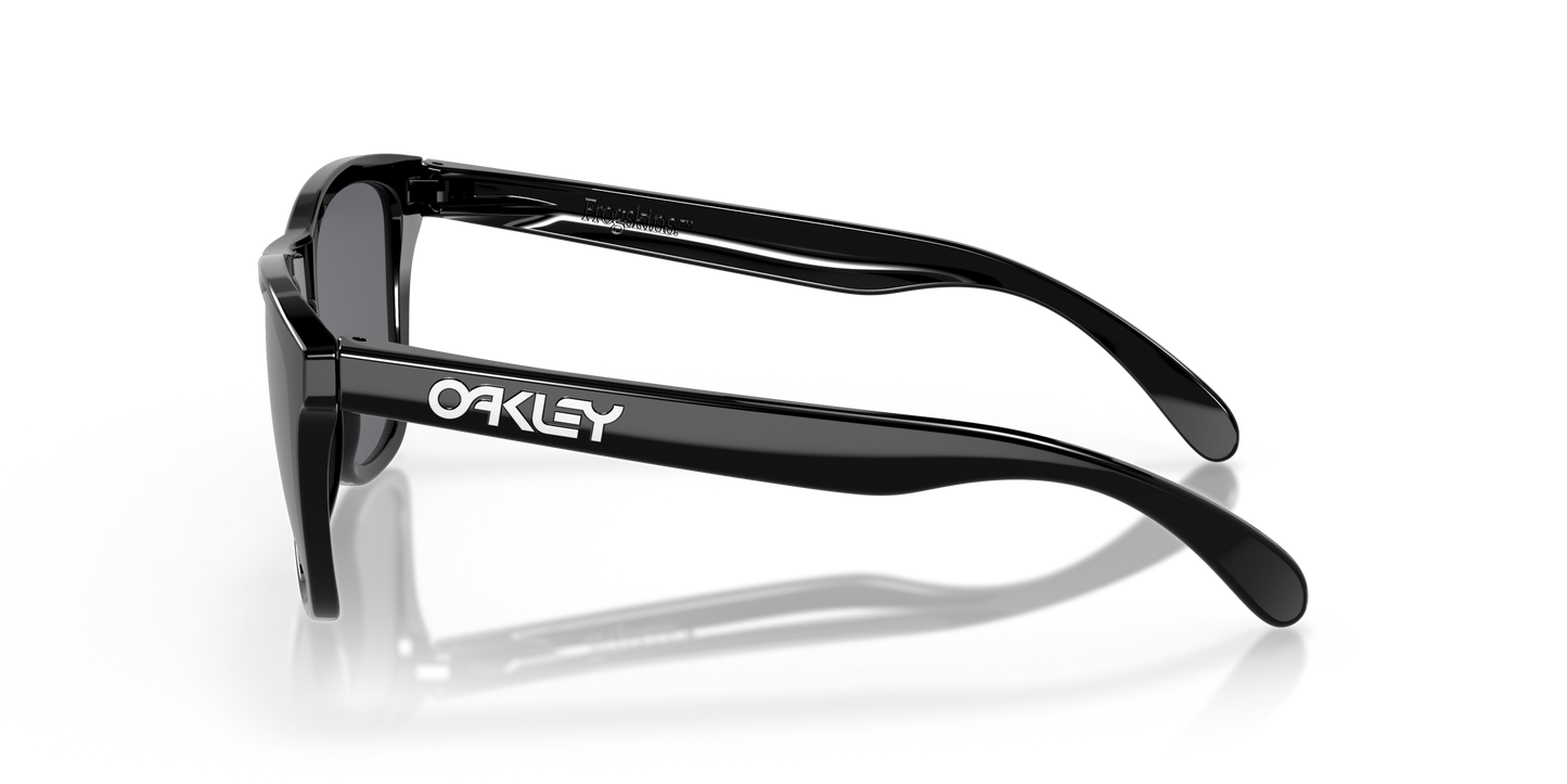 [Grey Lenses, Polished Black Frame]