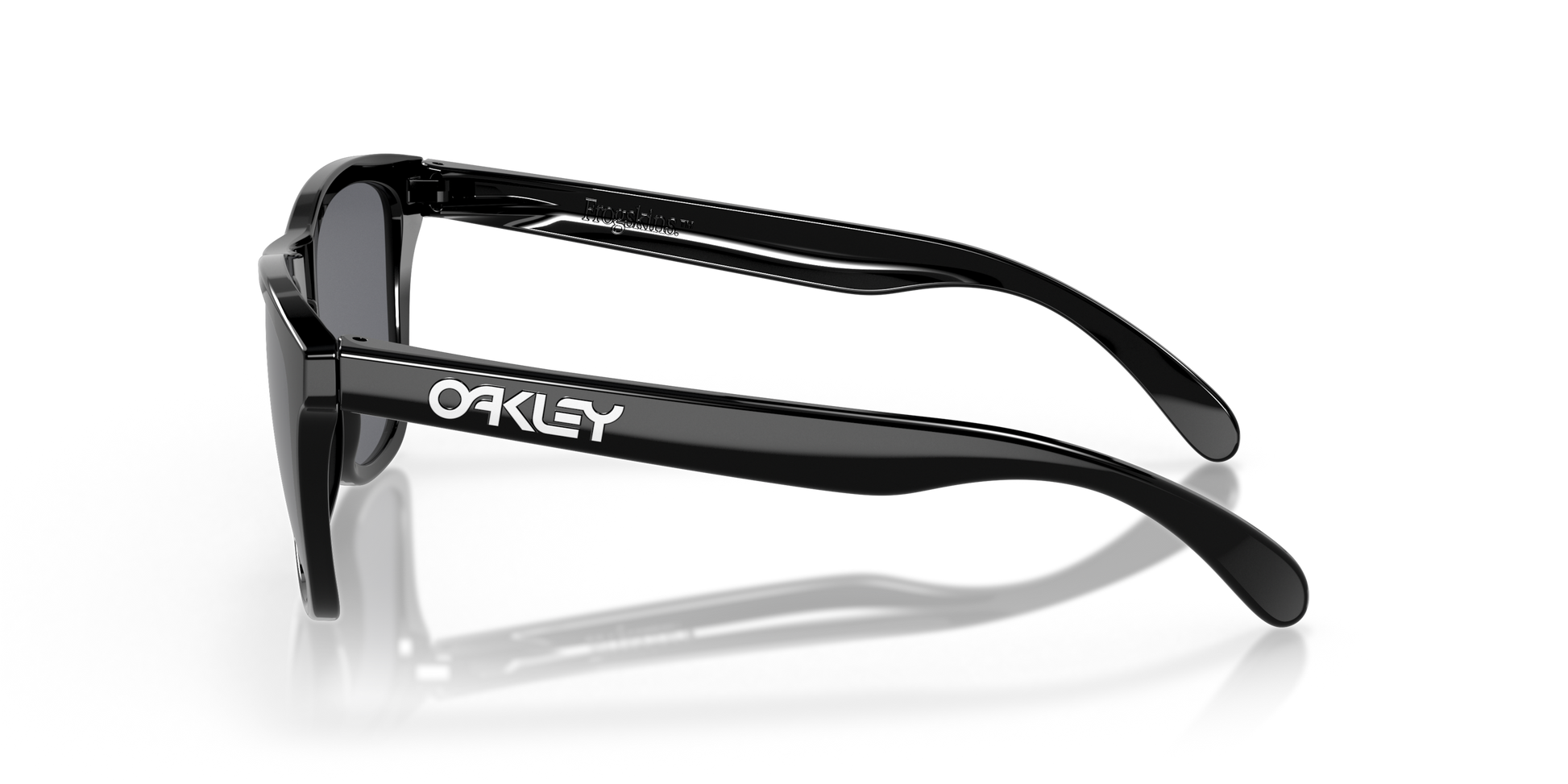 [Grey Lenses, Polished Black Frame]