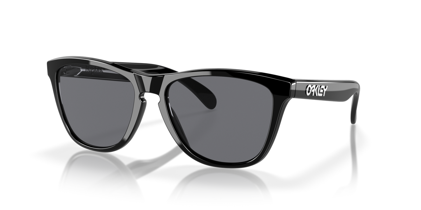 [Grey Lenses, Polished Black Frame]