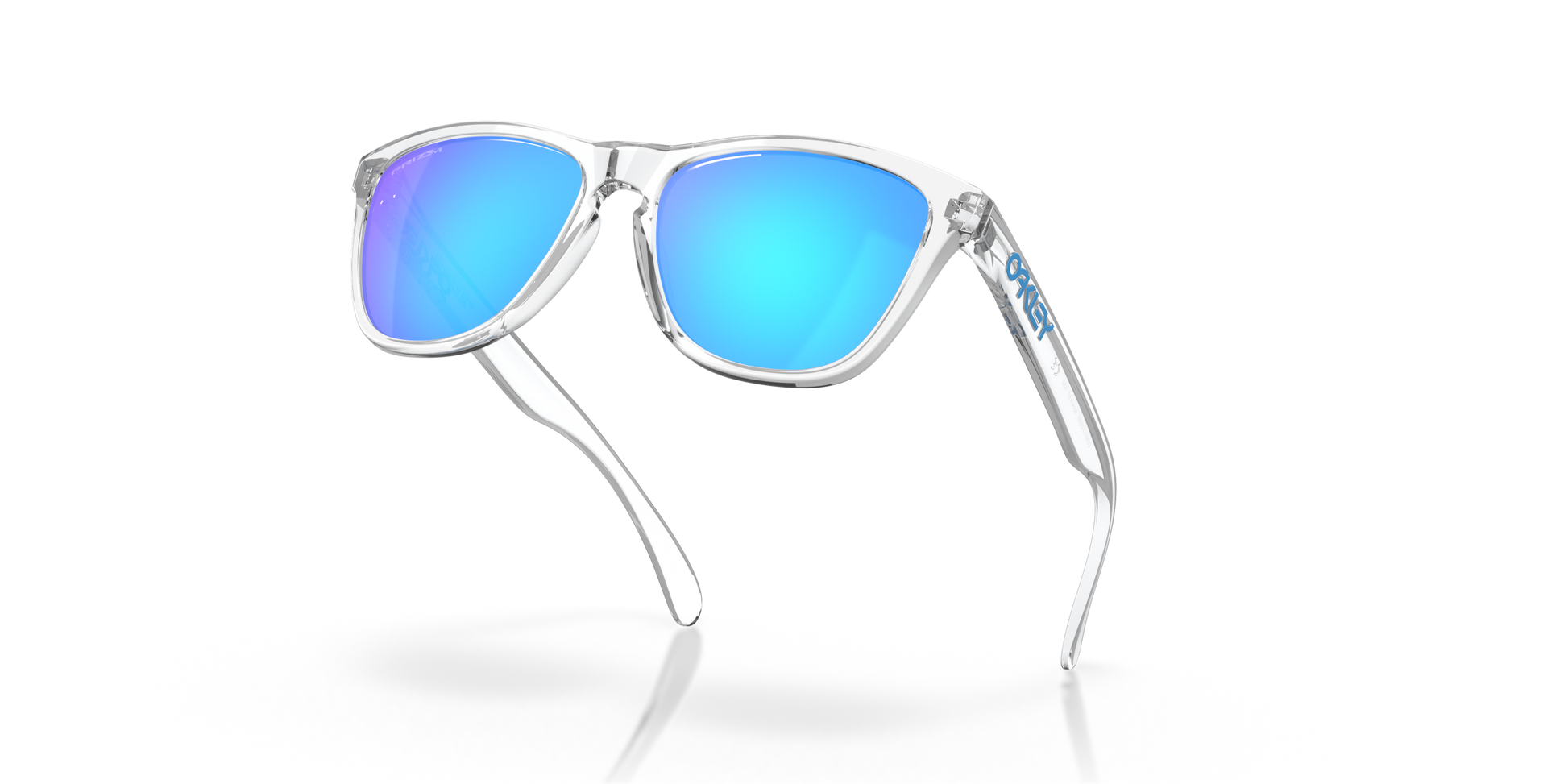 [Prizm Sapphire Lenses, Crystal Clear Frame]