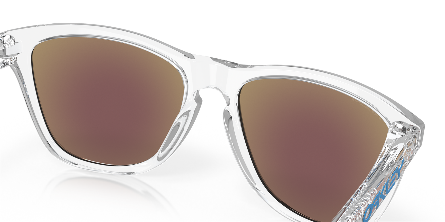 [Prizm Sapphire Lenses, Crystal Clear Frame]