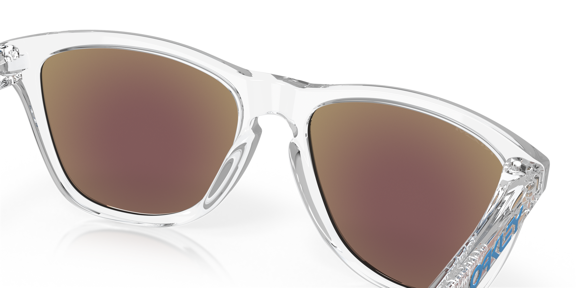 [Prizm Sapphire Lenses, Crystal Clear Frame]