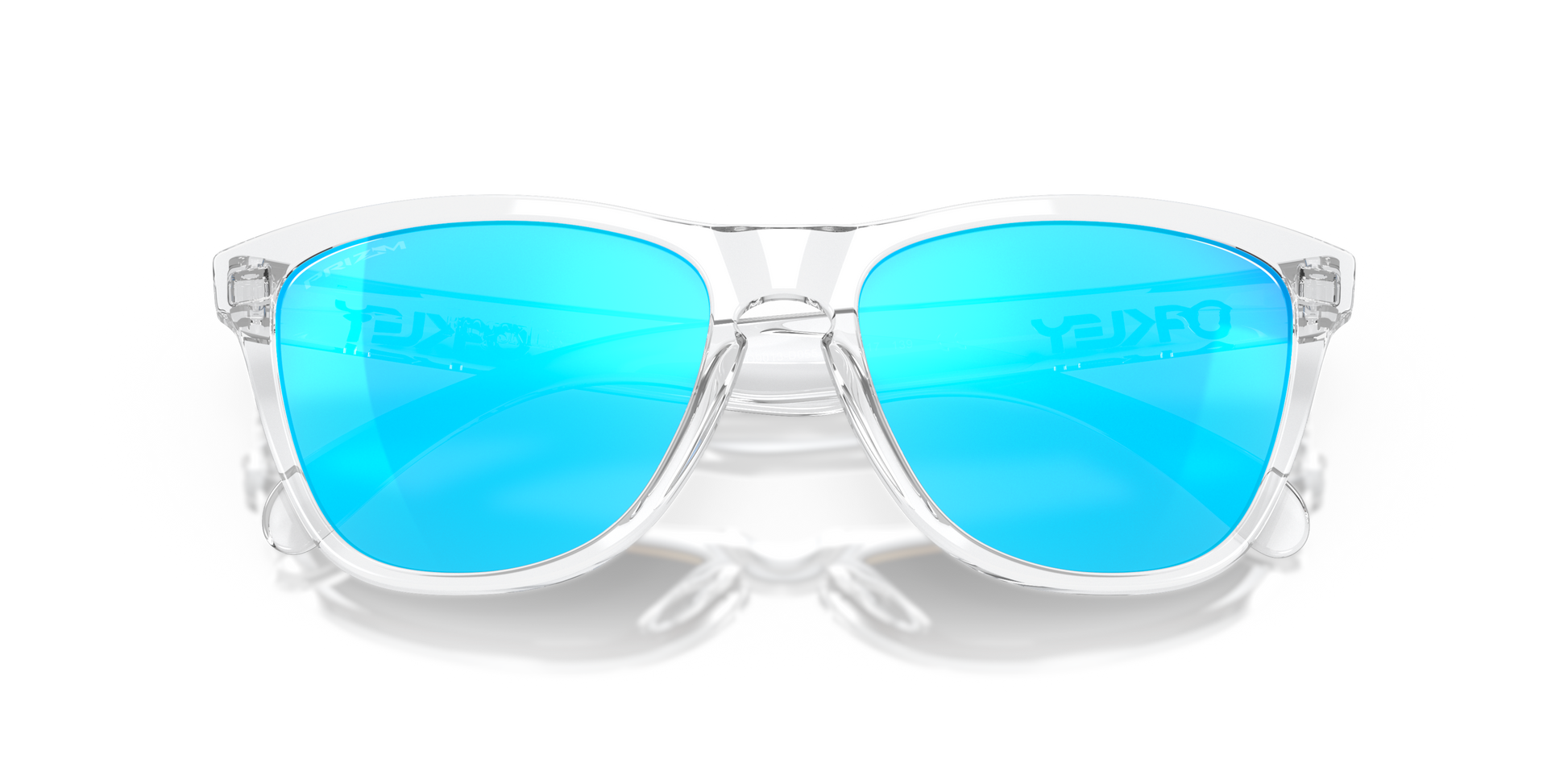 [Prizm Sapphire Lenses, Crystal Clear Frame]