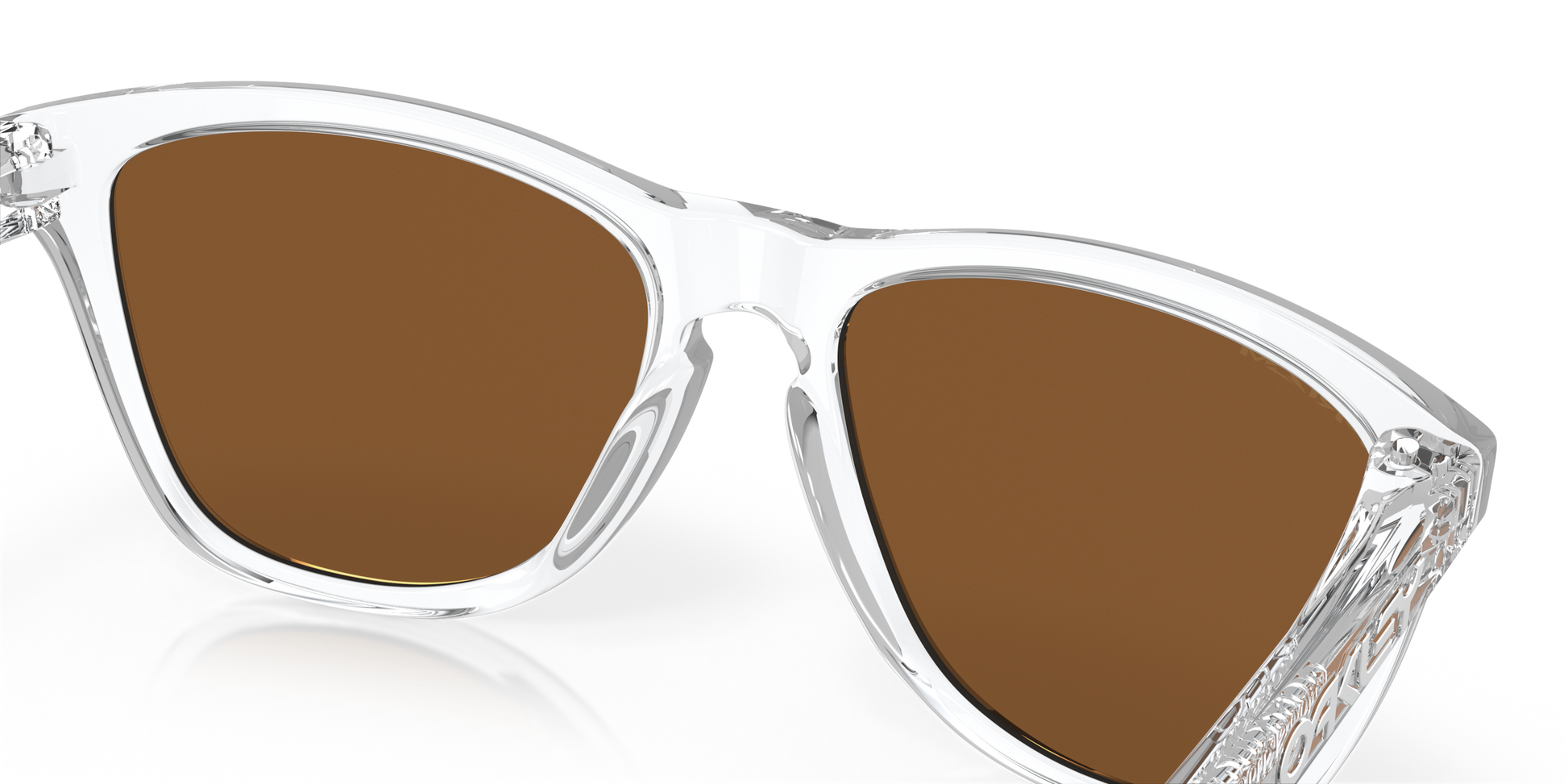 [Prizm Violet Lenses, Polished Clear Frame]
